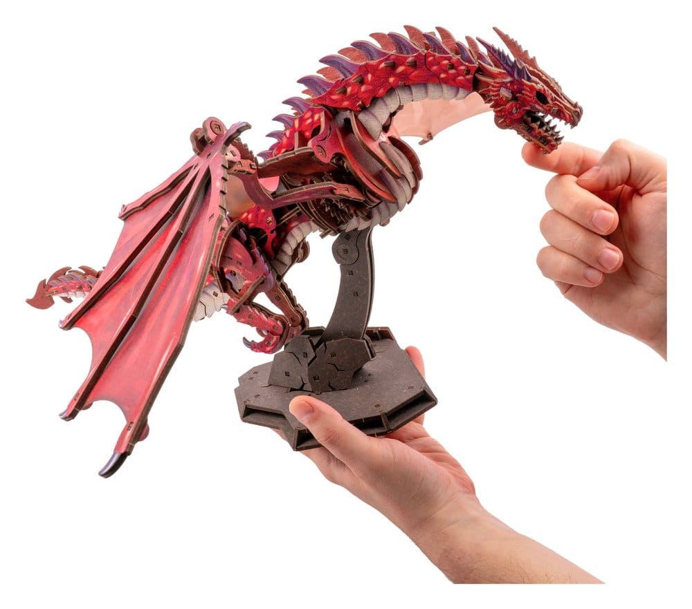 Ugears 3D Modellbausatz aus Holz Firestorm Dragon 43 cm Image 12