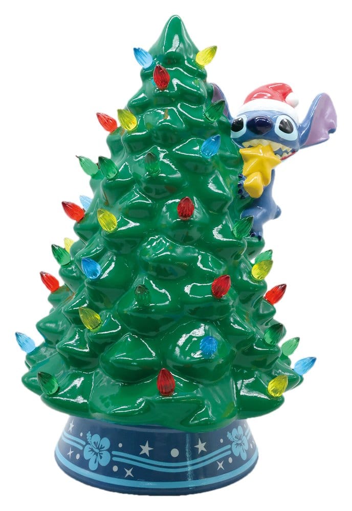 Disney Keramik-Weihnachtsbaum mit Lichtern Stitch 30 cm Image