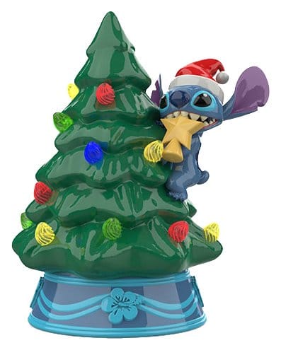Disney Keramik-Weihnachtsbaum mit Lichtern Stitch 15 cm Image
