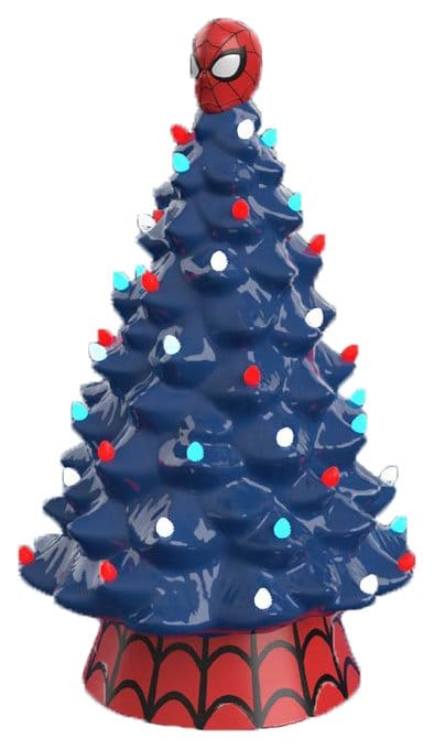 Marvel Keramik-Weihnachtsbaum mit Lichtern Spider-Man 23 cm Image
