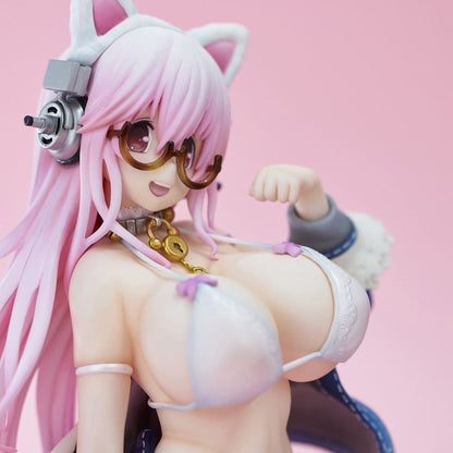 Super Sonico PVC Figur White Cat Ver. (Reissue) 27 cm Image 5