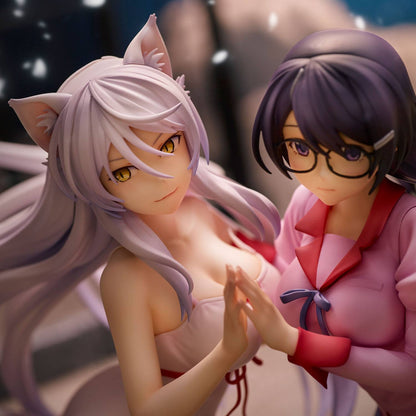 Nekomonogatari Monogatari Series PVC Statuen Tsubasa Hanekawa Set (re-run) 19 cm Image 5