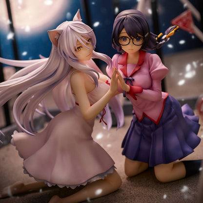 Nekomonogatari Monogatari Series PVC Statuen Tsubasa Hanekawa Set (re-run) 19 cm Image 8