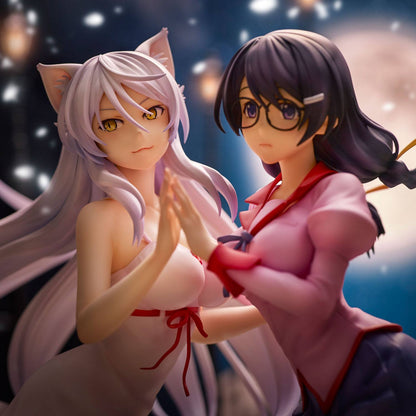 Nekomonogatari Monogatari Series PVC Statuen Tsubasa Hanekawa Set (re-run) 19 cm Image 9