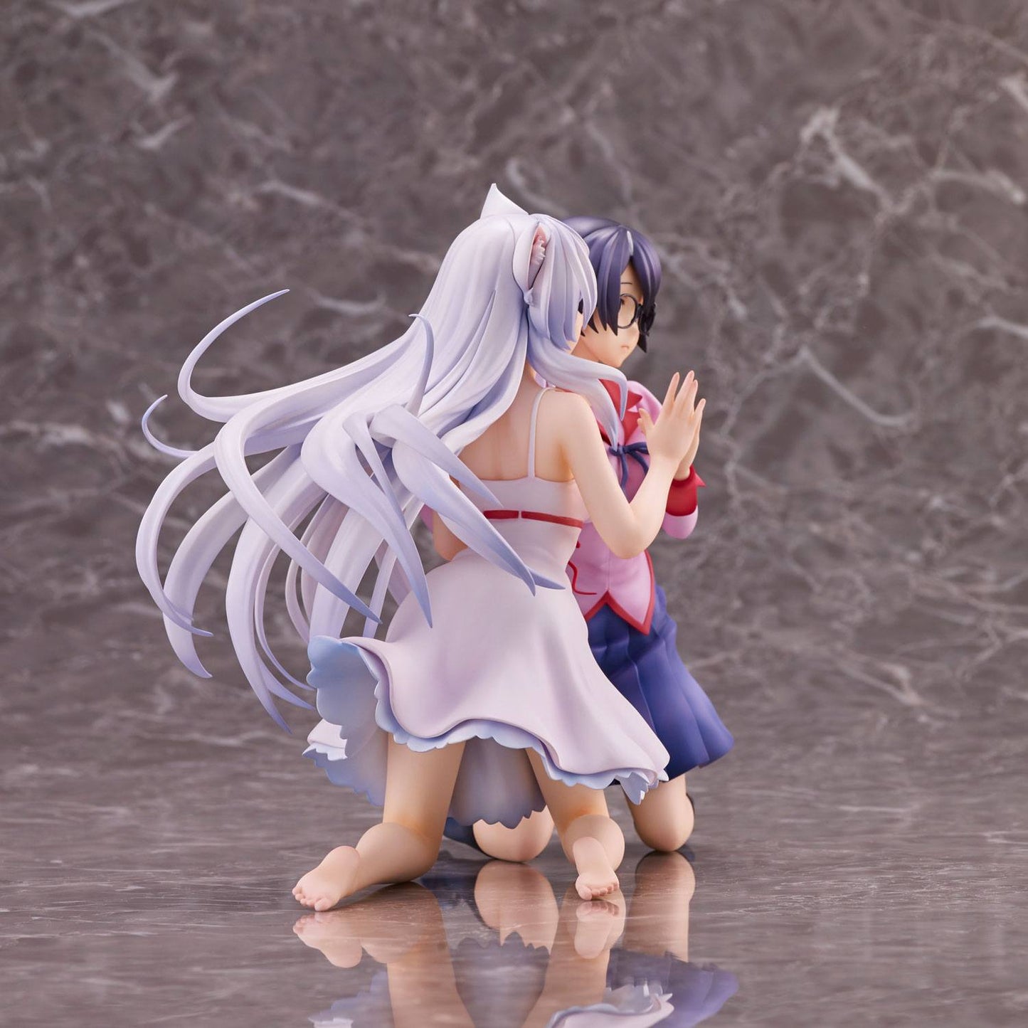 Nekomonogatari Monogatari Series PVC Statuen Tsubasa Hanekawa Set (re-run) 19 cm Image 12