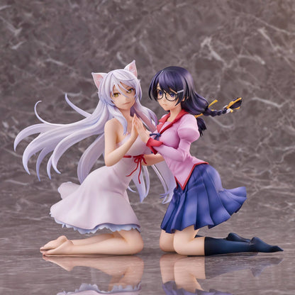 Nekomonogatari Monogatari Series PVC Statuen Tsubasa Hanekawa Set (re-run) 19 cm Image 15