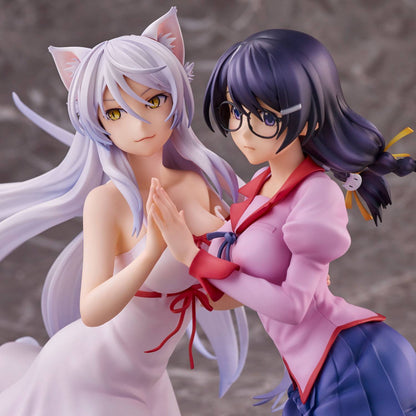Nekomonogatari Monogatari Series PVC Statuen Tsubasa Hanekawa Set (re-run) 19 cm Image 16