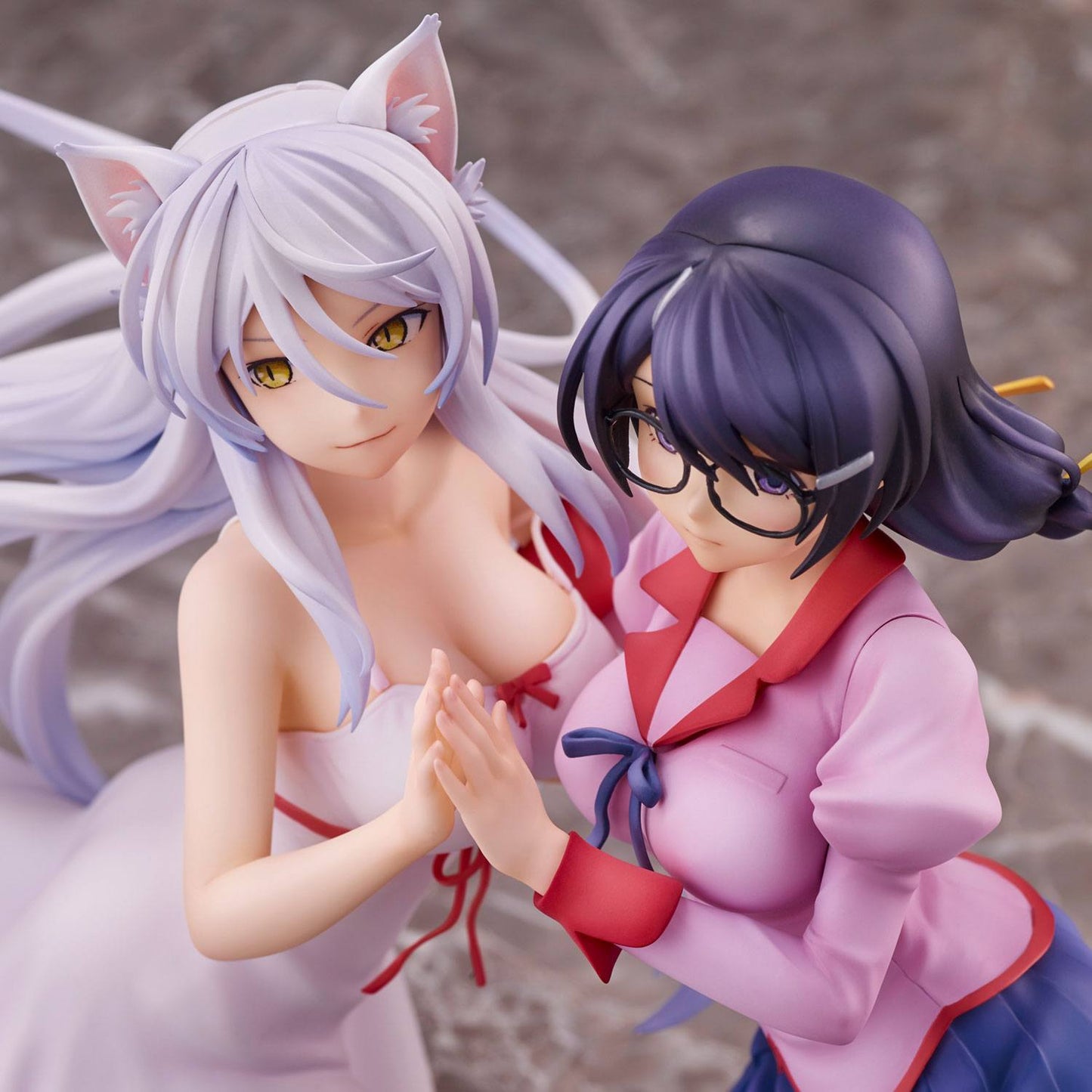 Nekomonogatari Monogatari Series PVC Statuen Tsubasa Hanekawa Set (re-run) 19 cm Image 17