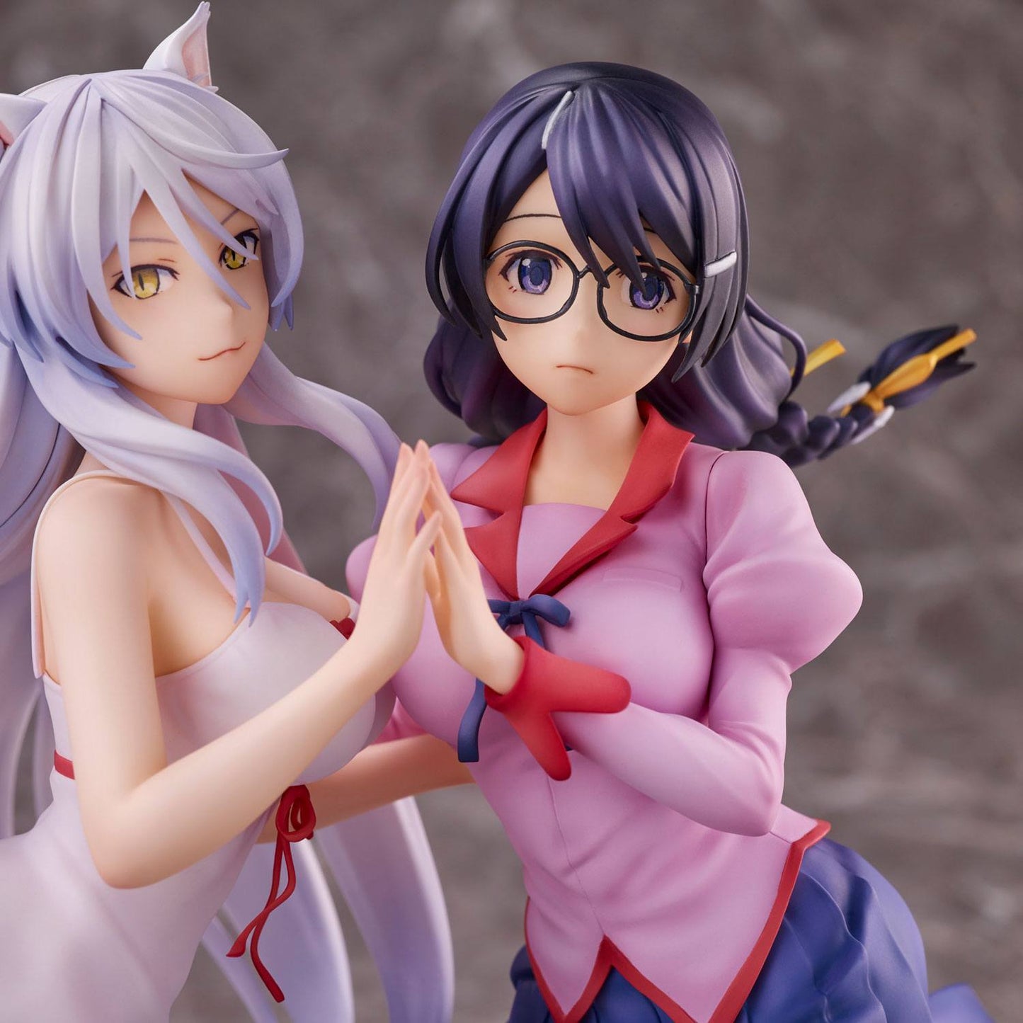 Nekomonogatari Monogatari Series PVC Statuen Tsubasa Hanekawa Set (re-run) 19 cm Image 18