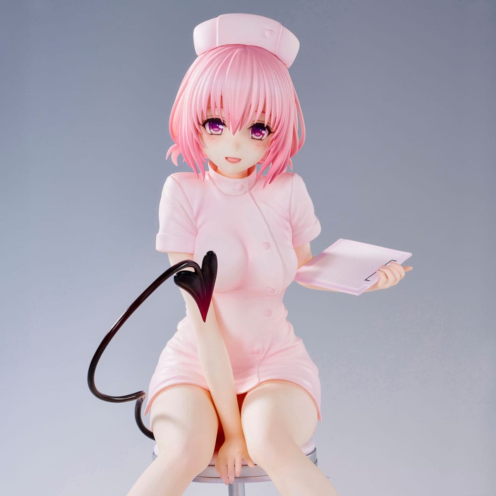 To Love-Ru Darkness Statue PVC Momo Belia Deviluke Nurse Cos 22 cm Image 9