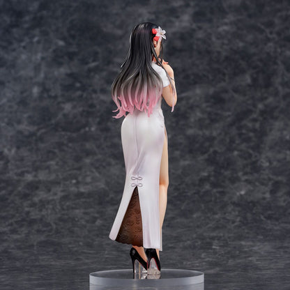 Original Illustration PVC Statue Mai Okuma illustration Healing-type white chinese dress lady 26 cm Image 10