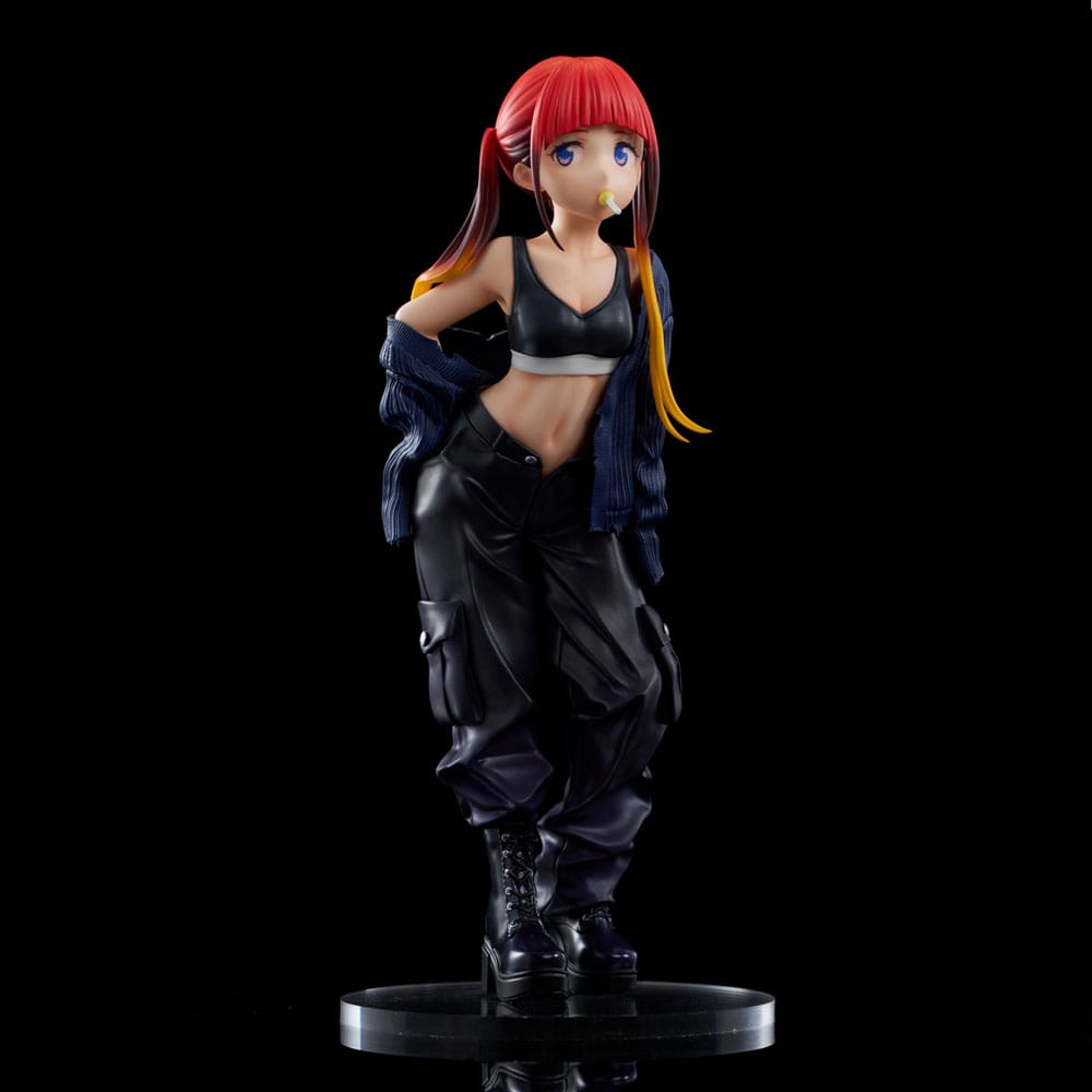 Gridman Universe Zozo Black Collection Statue PVC Chise Asukagawa 21 cm Image 3