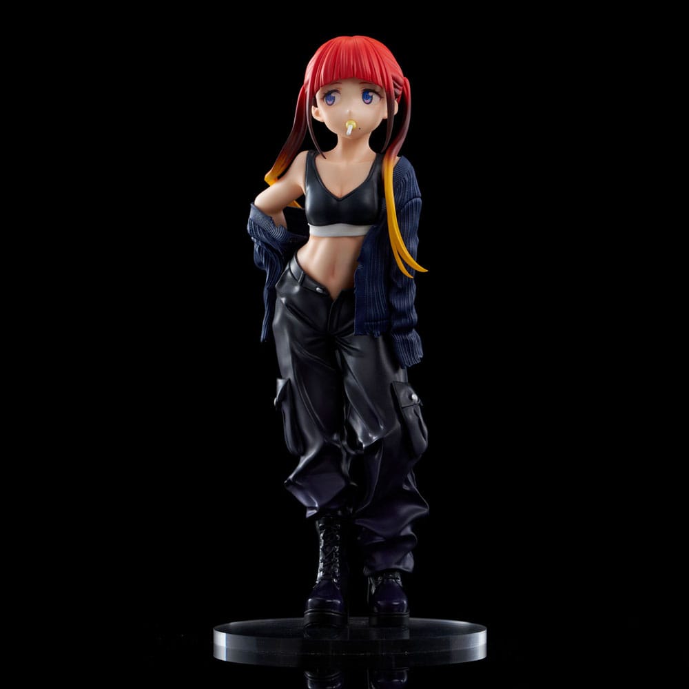 Gridman Universe Zozo Black Collection Statue PVC Chise Asukagawa 21 cm Image 5