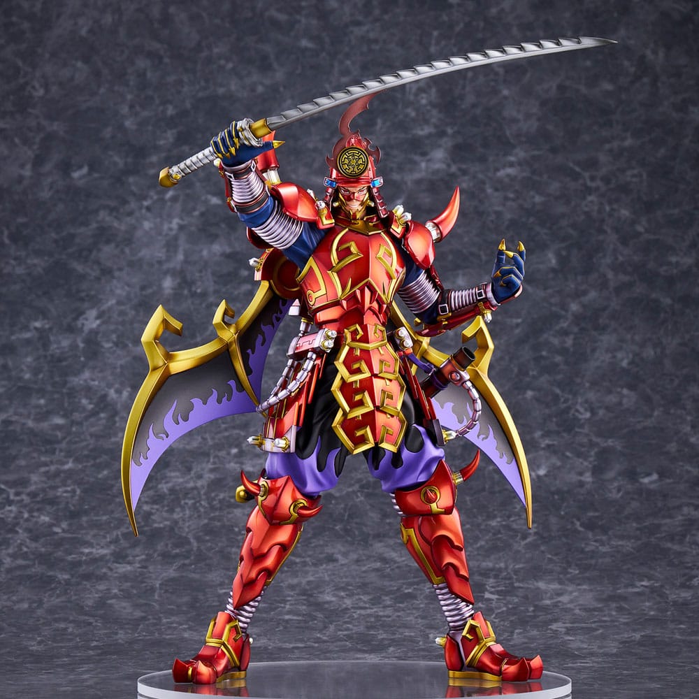 Yu-Gi-Oh! Monster Figure Collection Statue PVC Legendary Six Samurai Shi En 35 cm Image 1