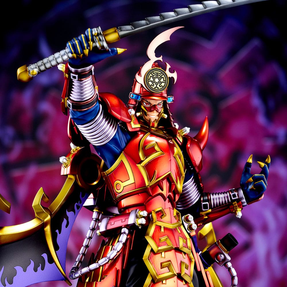 Yu-Gi-Oh! Monster Figure Collection Statue PVC Legendary Six Samurai Shi En 35 cm Image 4