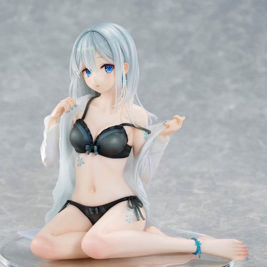 Original Character PVC Statue 1/7 Silver-Haired Girl Sky Blue Morning Special Outfit Ver. by Fuumi Illustration 16 cm Image 1