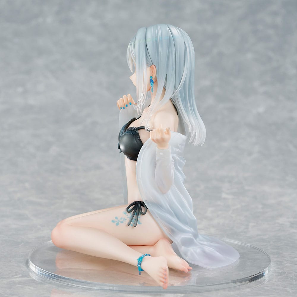 Original Character PVC Statue 1/7 Silver-Haired Girl Sky Blue Morning Special Outfit Ver. by Fuumi Illustration 16 cm Image 4