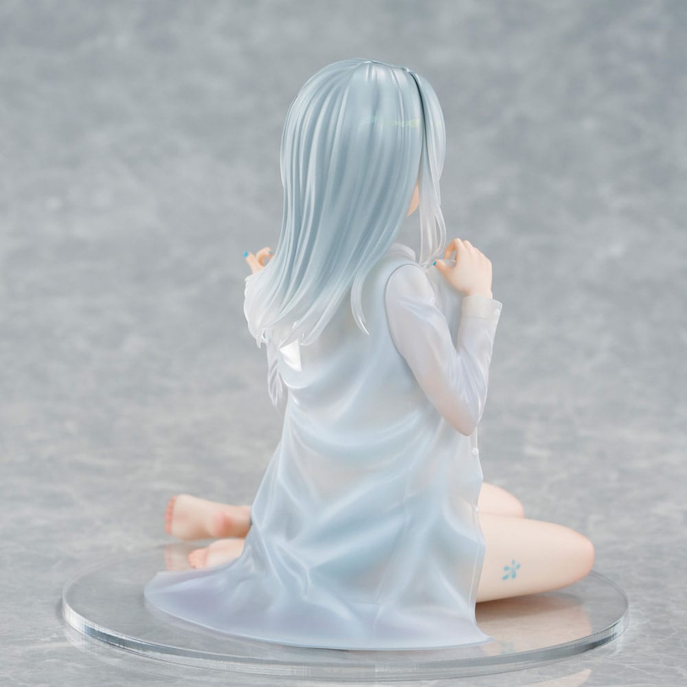 Original Character PVC Statue 1/7 Silver-Haired Girl Sky Blue Morning Special Outfit Ver. by Fuumi Illustration 16 cm Image 7