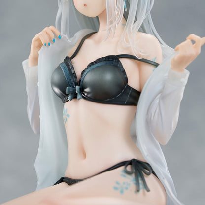 Original Character PVC Statue 1/7 Silver-Haired Girl Sky Blue Morning Special Outfit Ver. by Fuumi Illustration 16 cm Image 12