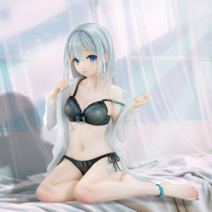 Original Character PVC Statue 1/7 Silver-Haired Girl Sky Blue Morning Special Outfit Ver. by Fuumi Illustration 16 cm Image 16