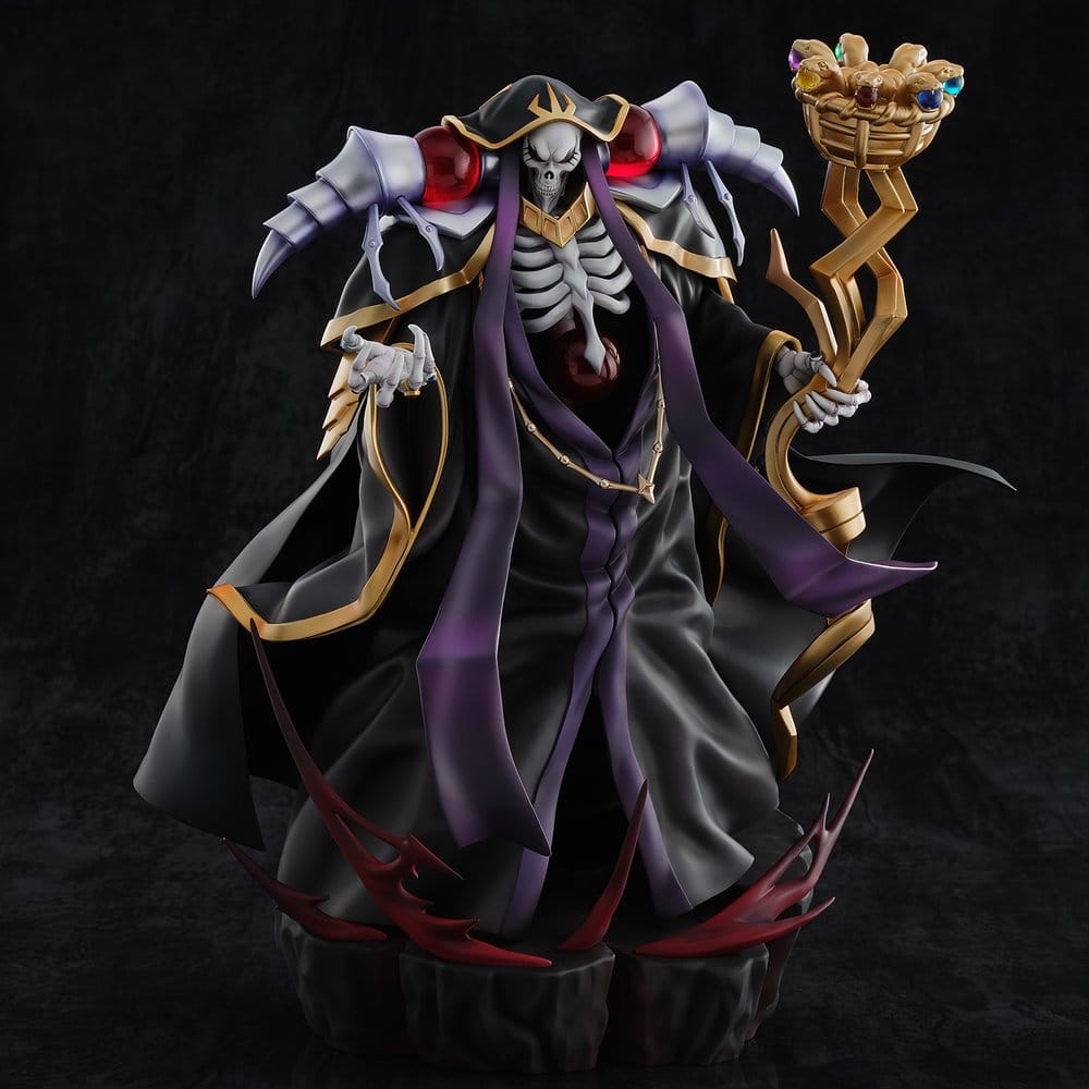 Overlord PVC Figur Ainz Ooal Gown 10th Anniversary so-bin Ver. 34 cm Image 1