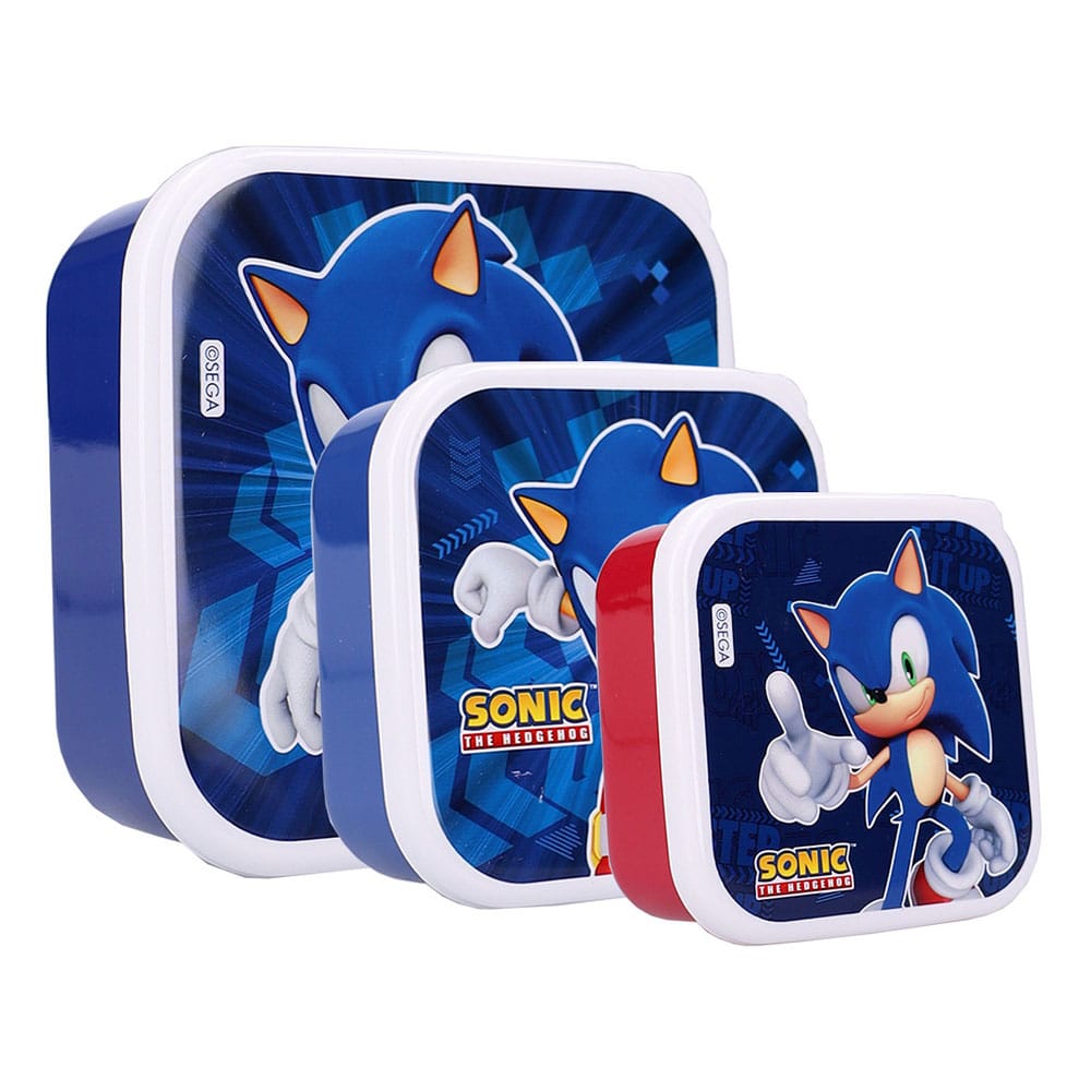 Sonic the Hedgehog Snackbox Set Sonic Fresh Bites Image 1