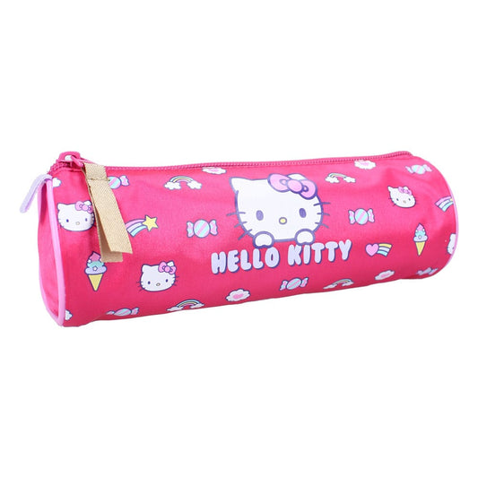 Sanrio Federmäppchen Hello Kitty Follow The Rainbow Round Image 1