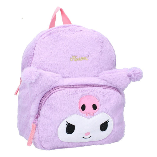 Sanrio Rucksack Kuromil Fluffy Festival Purple 26 cm Image 1