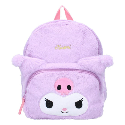 Sanrio Rucksack Kuromil Fluffy Festival Purple 26 cm Image 3