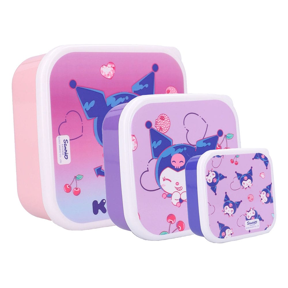 Sanrio Snackbox Set Kuromi Fresh Bites Image 1