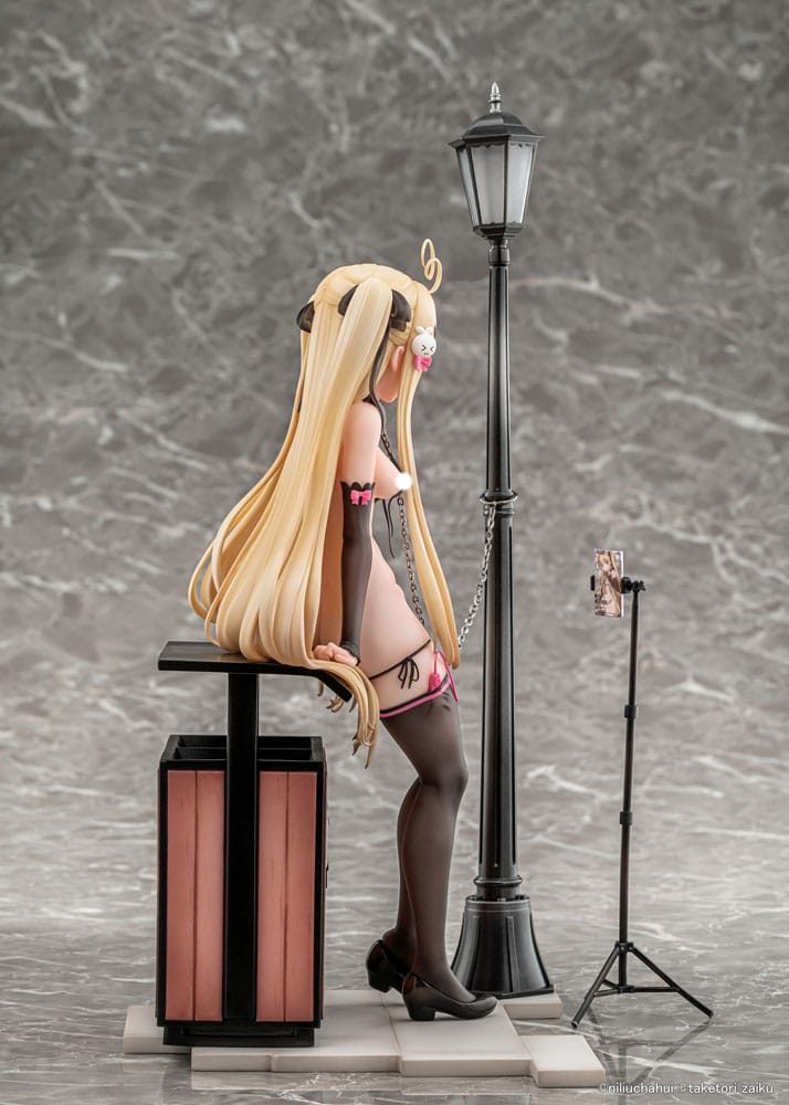 Original Character PVC Statue 1/6 Gyakuryuu Chakai Asaba Tokisaki Illustration By Taketori Zaiku 25 cm Image 4