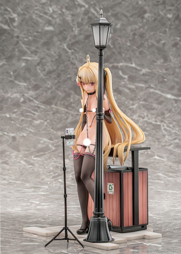 Original Character PVC Statue 1/6 Gyakuryuu Chakai Asaba Tokisaki Illustration By Taketori Zaiku 25 cm Image 5