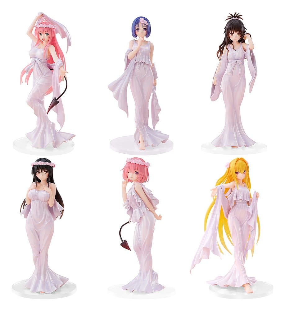 To Love-Ru Darkness Figuren Set CHILLfigg 15th: Goddess Dress Ver. 16 cm Collection Blind Box (6) Image 1