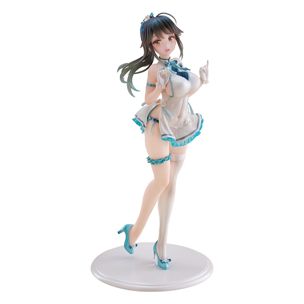 Avian Romance Pink Label 5 PVC Statue 1/6 Ponytail Girl: Qipao 29 cm Image 1