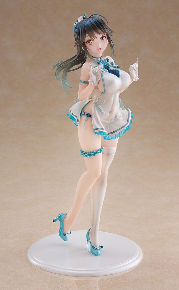 Avian Romance Pink Label 5 PVC Statue 1/6 Ponytail Girl: Qipao 29 cm Image 2