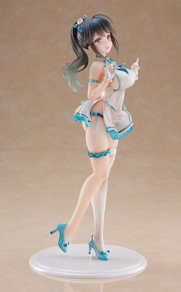 Avian Romance Pink Label 5 PVC Statue 1/6 Ponytail Girl: Qipao 29 cm Image 4
