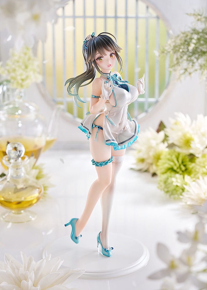 Avian Romance Pink Label 5 PVC Statue 1/6 Ponytail Girl: Qipao 29 cm Image 8