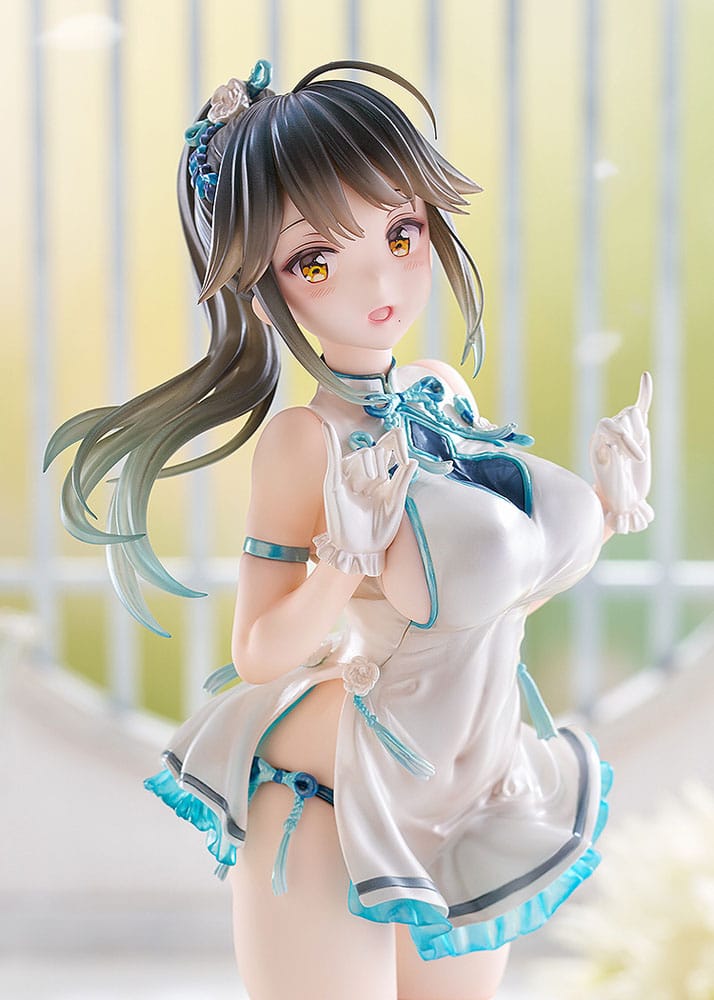 Avian Romance Pink Label 5 PVC Statue 1/6 Ponytail Girl: Qipao 29 cm Image 11