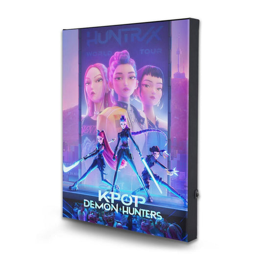 KPop Demon Hunters Leinwandbild mit Beleuchtung Image 1