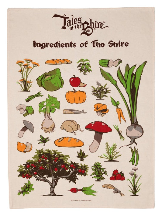 Herr der Ringe Geschirrtuch Ingredients of The Shire (Tales of the Shire (2025)) 69 cm Image 1