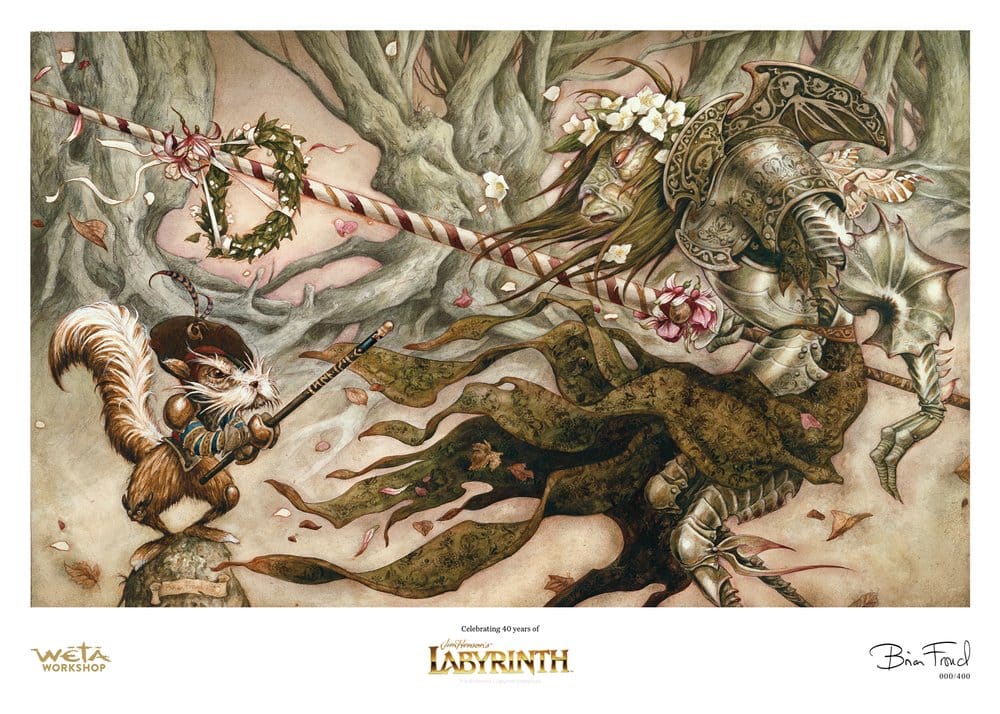 Die Reise ins Labyrinth Kunstdruck The Knight Who Never Yields Limitierte Auflage 30 x 42 cm Image