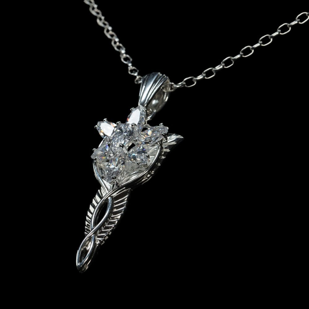 Herr der Ringe Replik 1/1 Anhänger & Kette Arwens Abendstern (Sterling Silber) Image 1