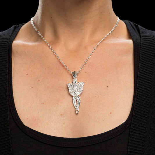 Herr der Ringe Replik 1/1 Anhänger & Kette Arwens Abendstern (Sterling Silber) Image 2