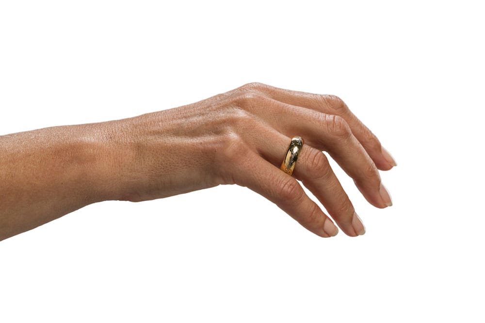Herr der Ringe Wolfram-Ring Der Eine Ring (vergoldet) Größe 6 Image 4