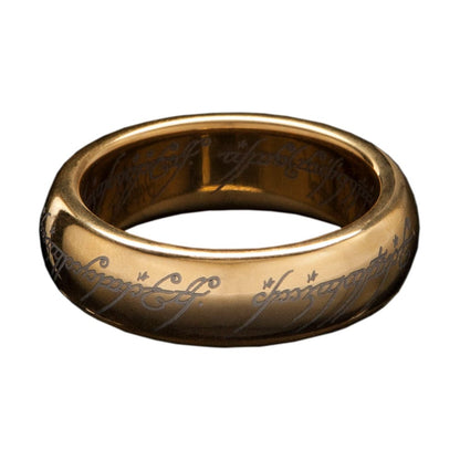 Herr der Ringe Wolfram-Ring Der Eine Ring (vergoldet) Größe 12 Image 1