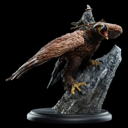 Herr der Ringe Statue Gandalf on Gwaihir 15 cm Image 1