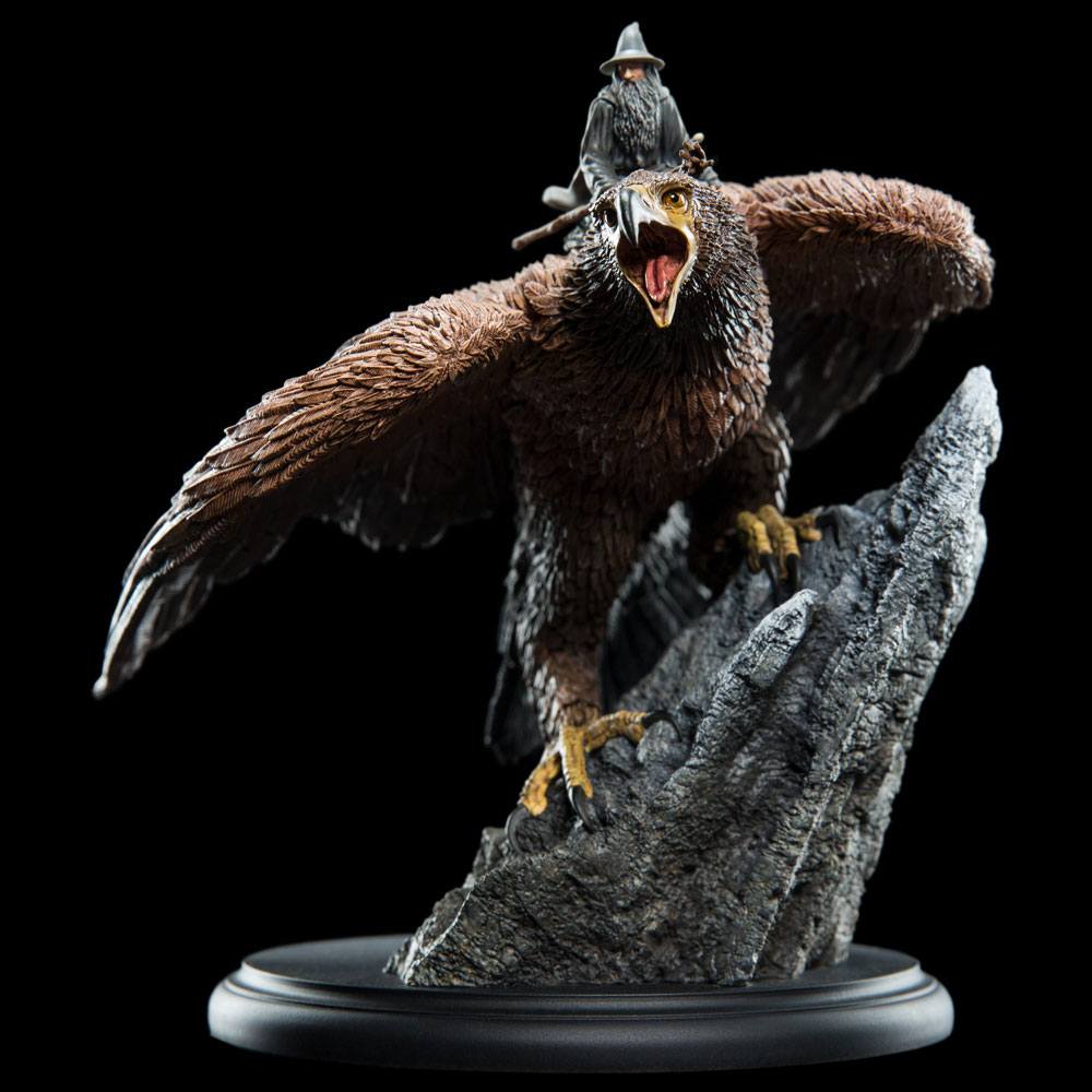 Herr der Ringe Statue Gandalf on Gwaihir 15 cm Image 2