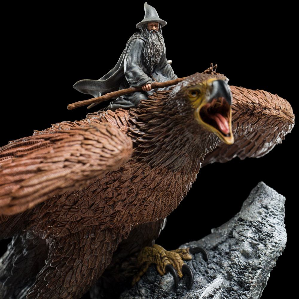 Herr der Ringe Statue Gandalf on Gwaihir 15 cm Image 7