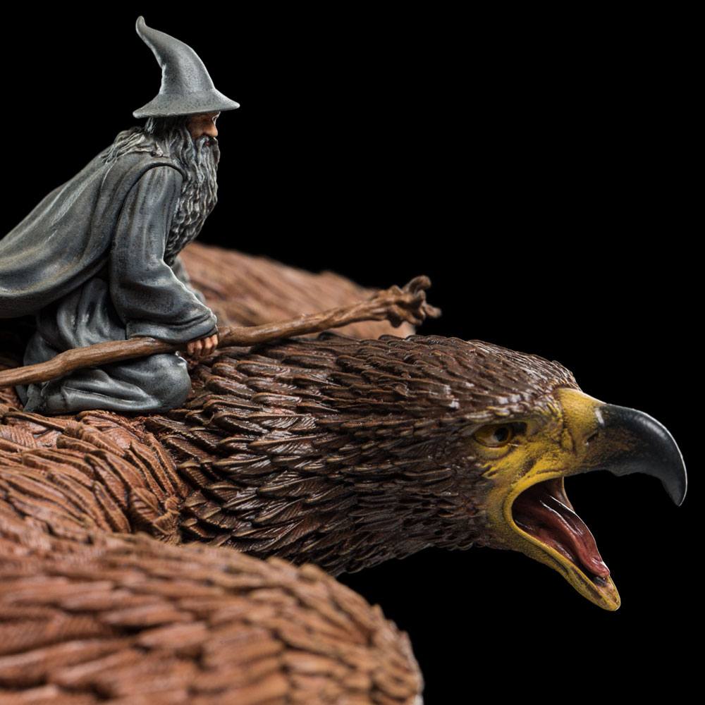 Herr der Ringe Statue Gandalf on Gwaihir 15 cm Image 10