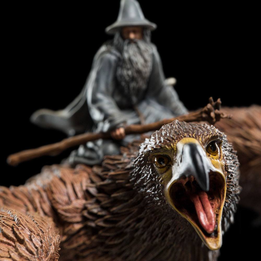 Herr der Ringe Statue Gandalf on Gwaihir 15 cm Image 11